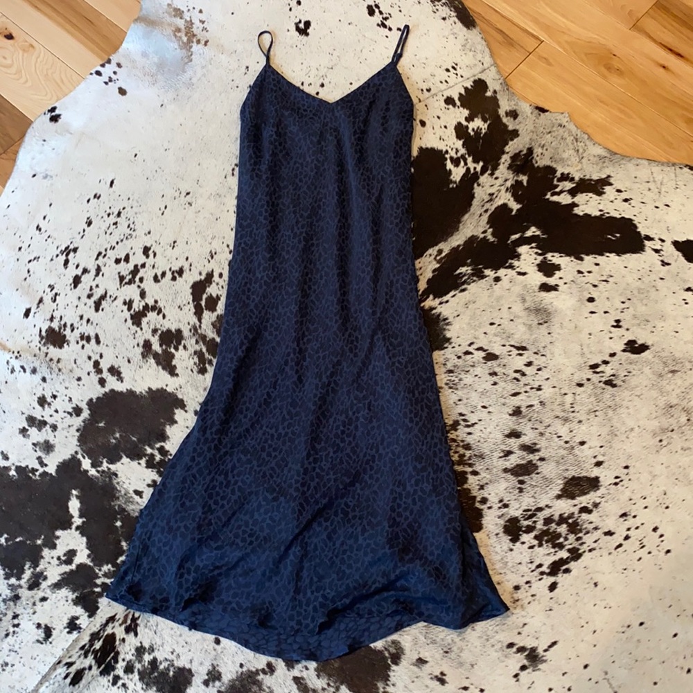 Cheeta Blue Dress